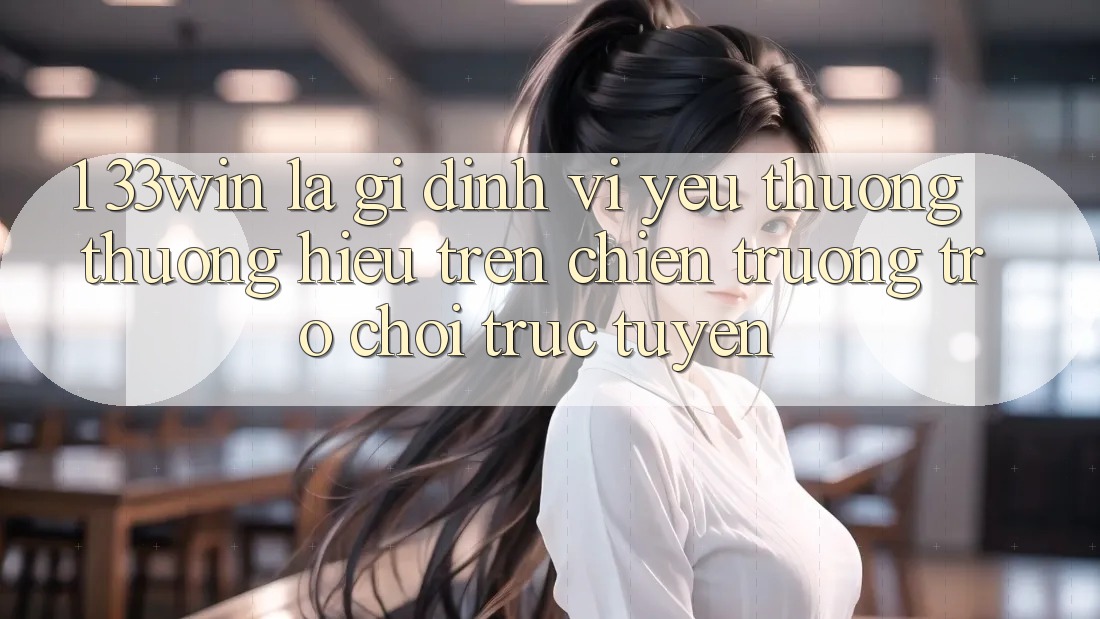 1. 33win Là Gì? Định Vị Yêu thương thương Hiệu Trên Chiến trường Trò chơi trực tuyến 1. 33win Là Gì? Định Vị Yêu thương thương Hiệu Trên Chiến trường Trò chơi trực tuyến