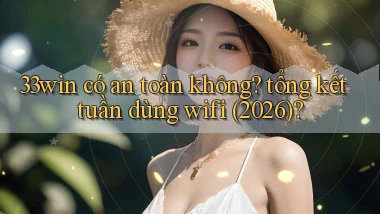 33win có an toàn không tổng kết tuần dùng wifi (2026)