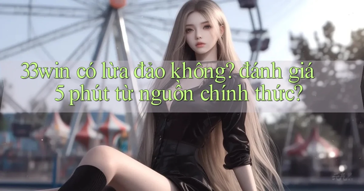 33win có lừa đảo không đánh giá 5 phút từ nguồn chính thức