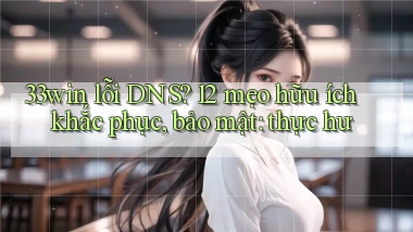 33win lỗi DNS 12 mẹo hữu ích khắc phục, bảo mật thực hư