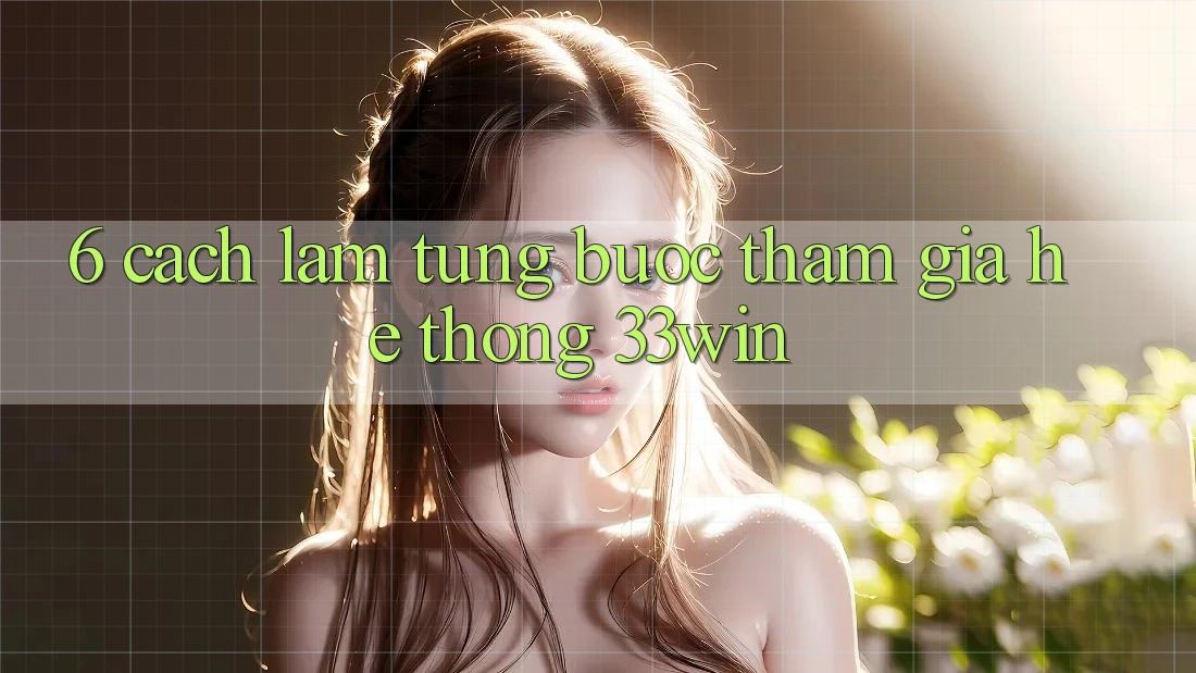 6. Cách làm Từng Bước Tham Gia Hệ thống 33win