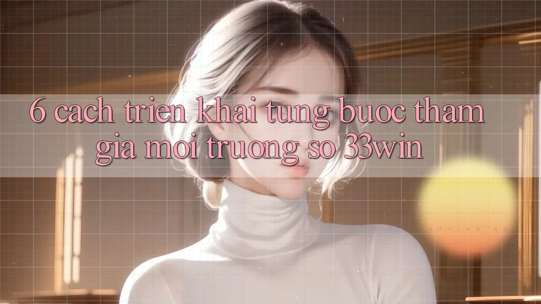 6. Cách triển khai Từng Bước Tham Gia Môi trường số 33win