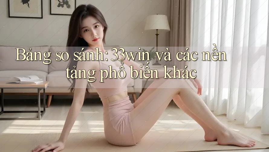 Bảng so sánh: 33win và các nền tảng phổ biến khác