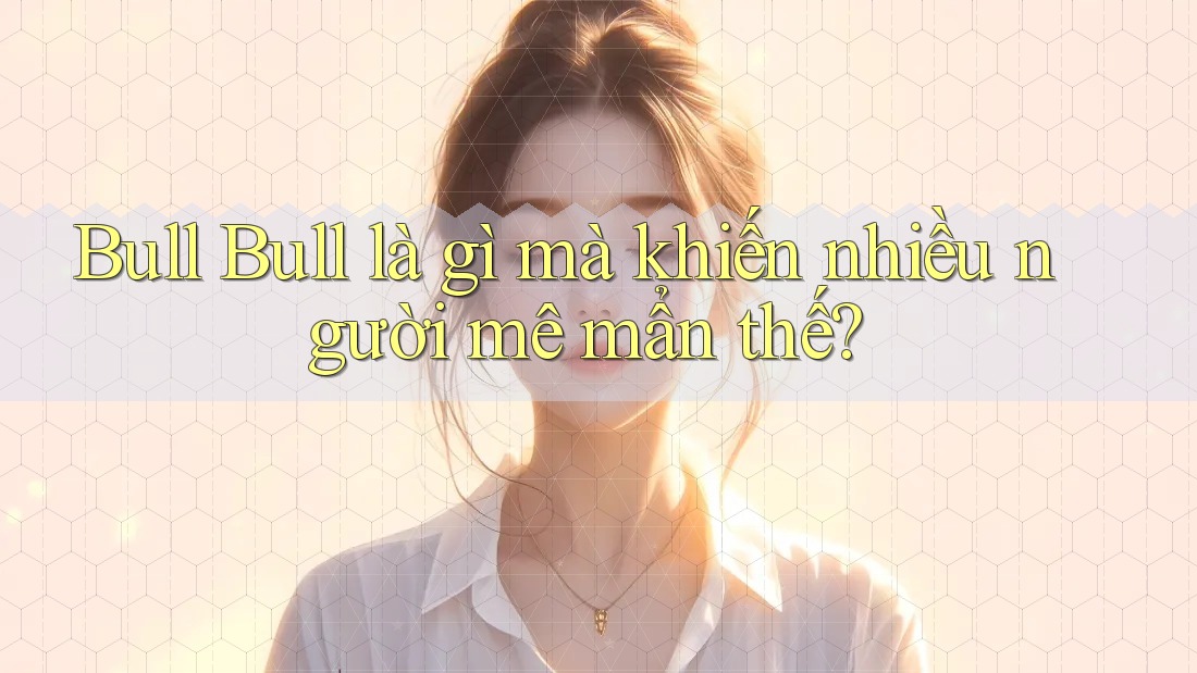 Bull Bull là gì mà khiến nhiều người mê mẩn thế? Bull Bull là gì mà khiến nhiều người mê mẩn thế?