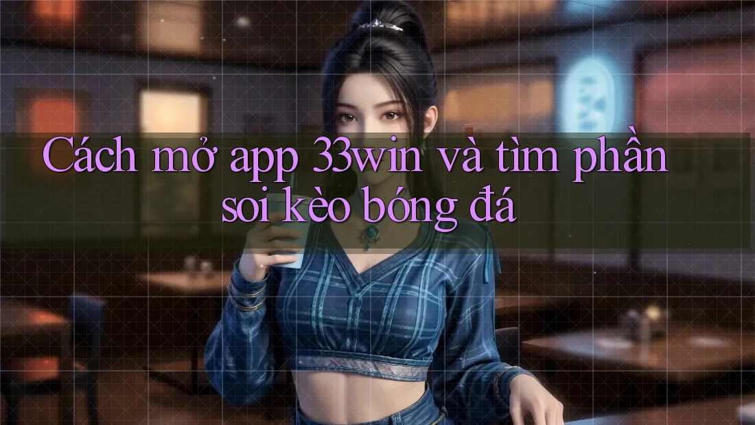 Cách mở app 33win và tìm phần soi kèo bóng đá Cách mở app 33win và tìm phần soi kèo bóng đá
