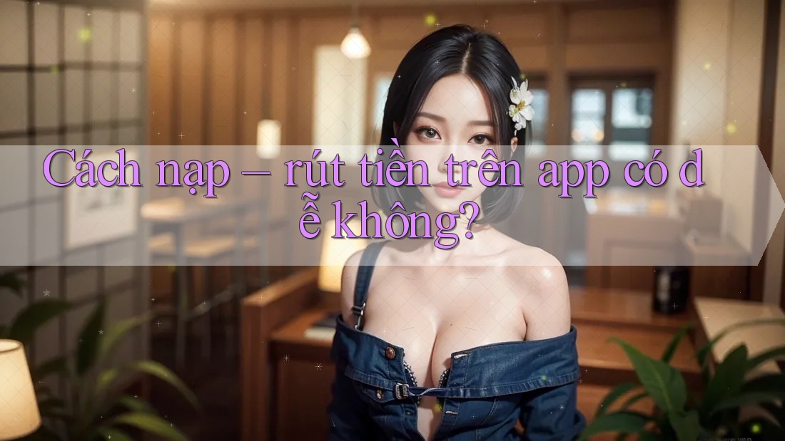 Cách nạp – rút tiền trên app có dễ không?