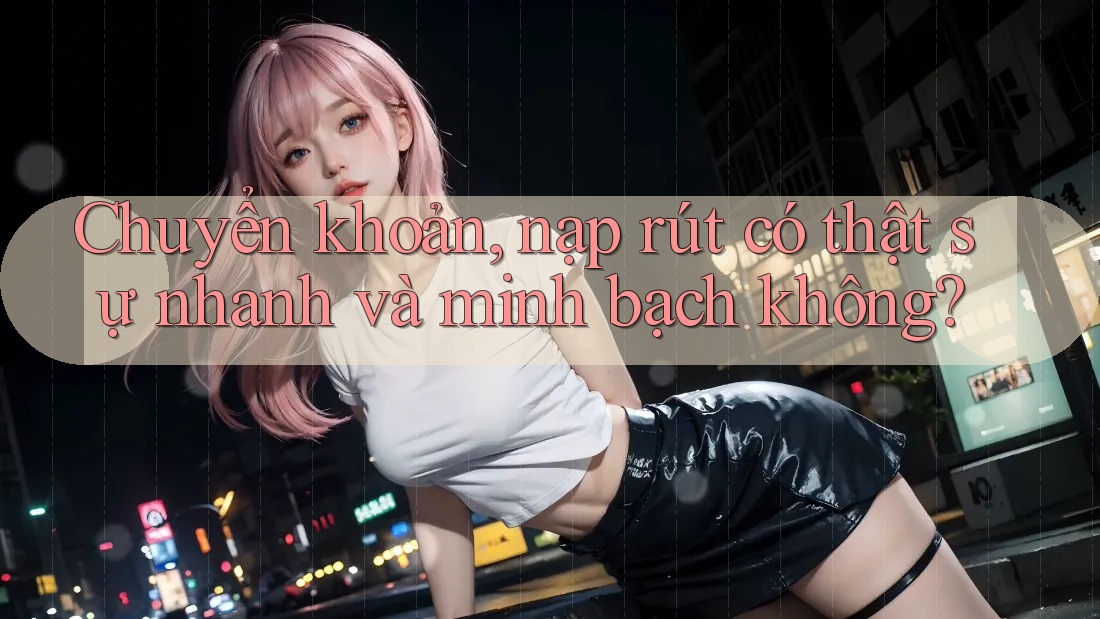 Chuyển khoản, nạp rút có thật sự nhanh và minh bạch không? Chuyển khoản, nạp rút có thật sự nhanh và minh bạch không?