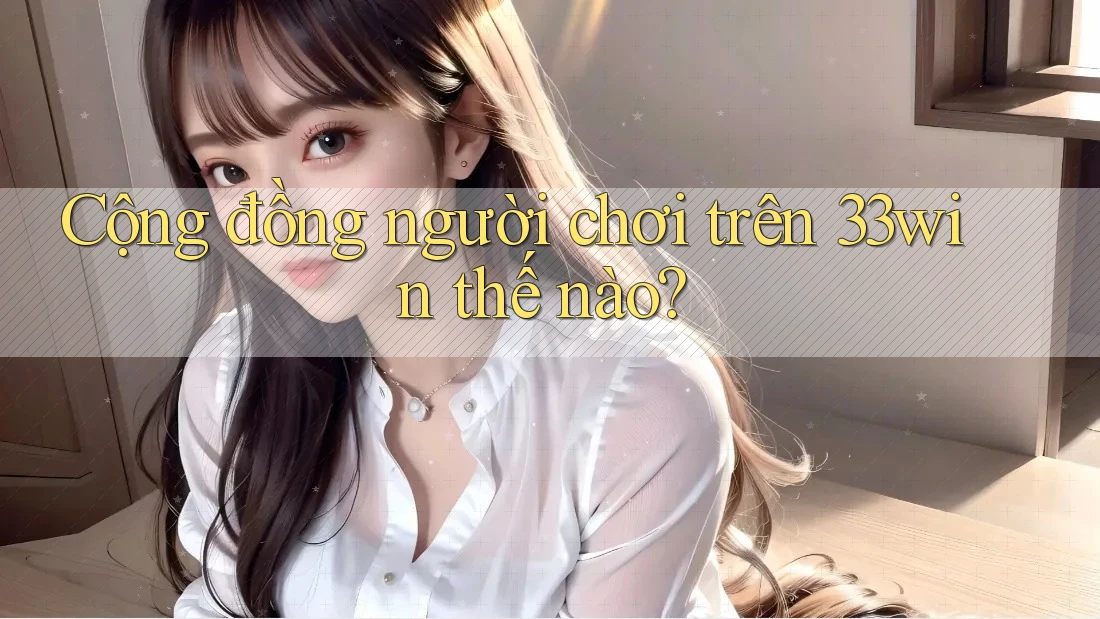 Cộng đồng người chơi trên 33win thế nào? Cộng đồng người chơi trên 33win thế nào?