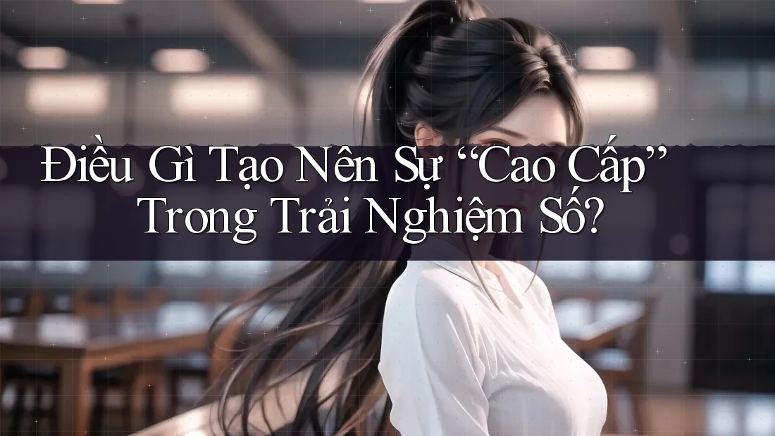 Điều Gì Tạo Nên Sự “Cao Cấp” Trong Trải Nghiệm Số?
