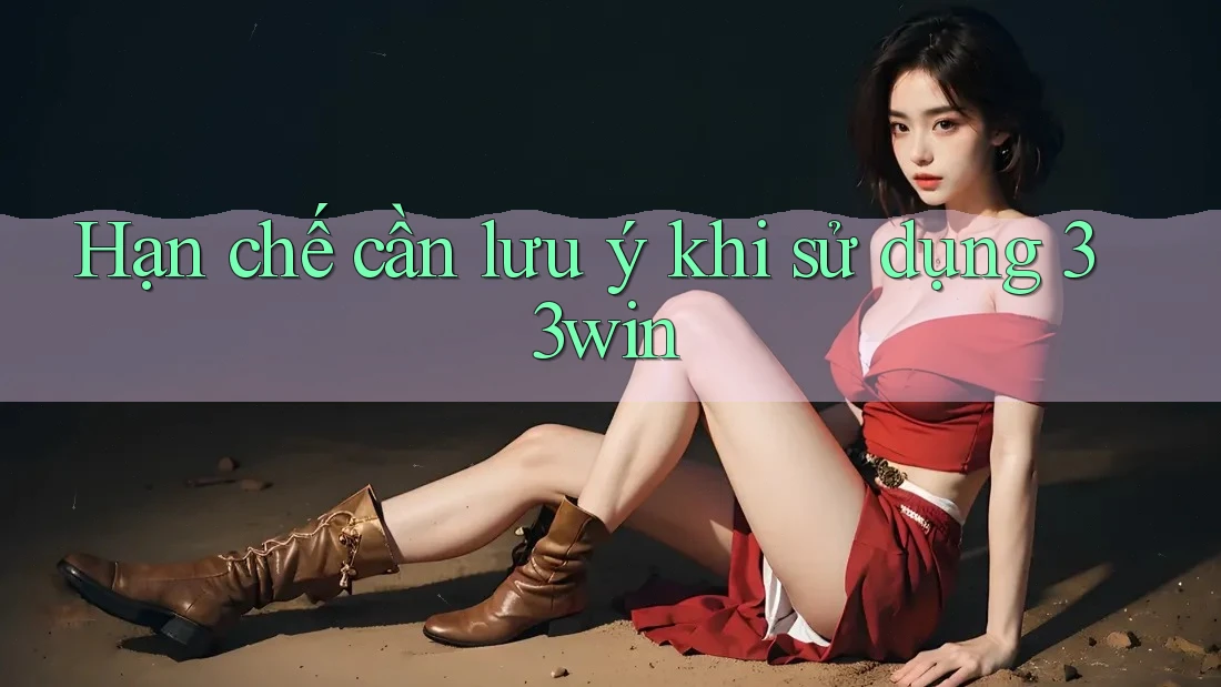 Hạn chế cần lưu ý khi sử dụng 33win