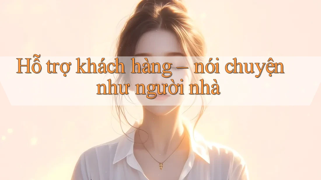 Hỗ trợ khách hàng – nói chuyện như người nhà