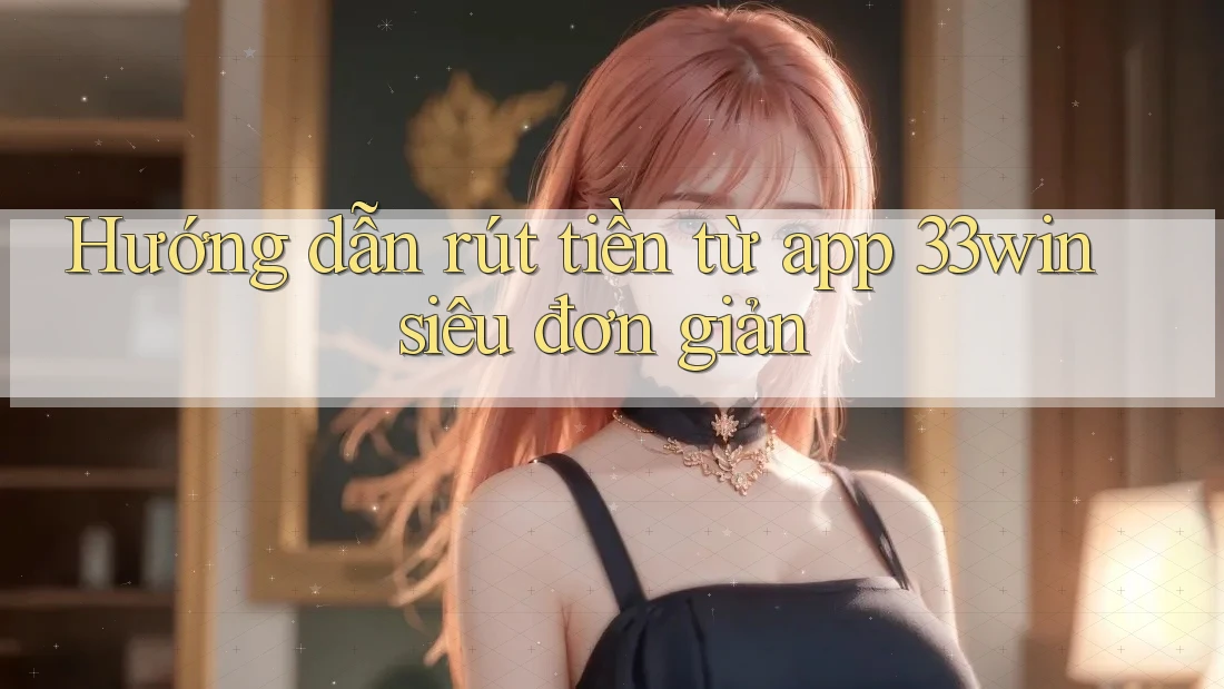 Hướng dẫn rút tiền từ app 33win siêu đơn giản