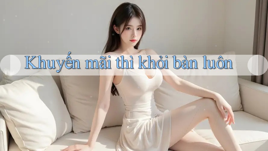 Khuyến mãi thì khỏi bàn luôn Khuyến mãi thì khỏi bàn luôn