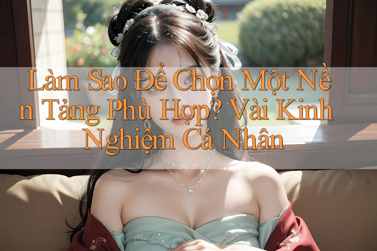 Làm Sao Để Chọn Một Nền Tảng Phù Hợp? Vài Kinh Nghiệm Cá Nhân