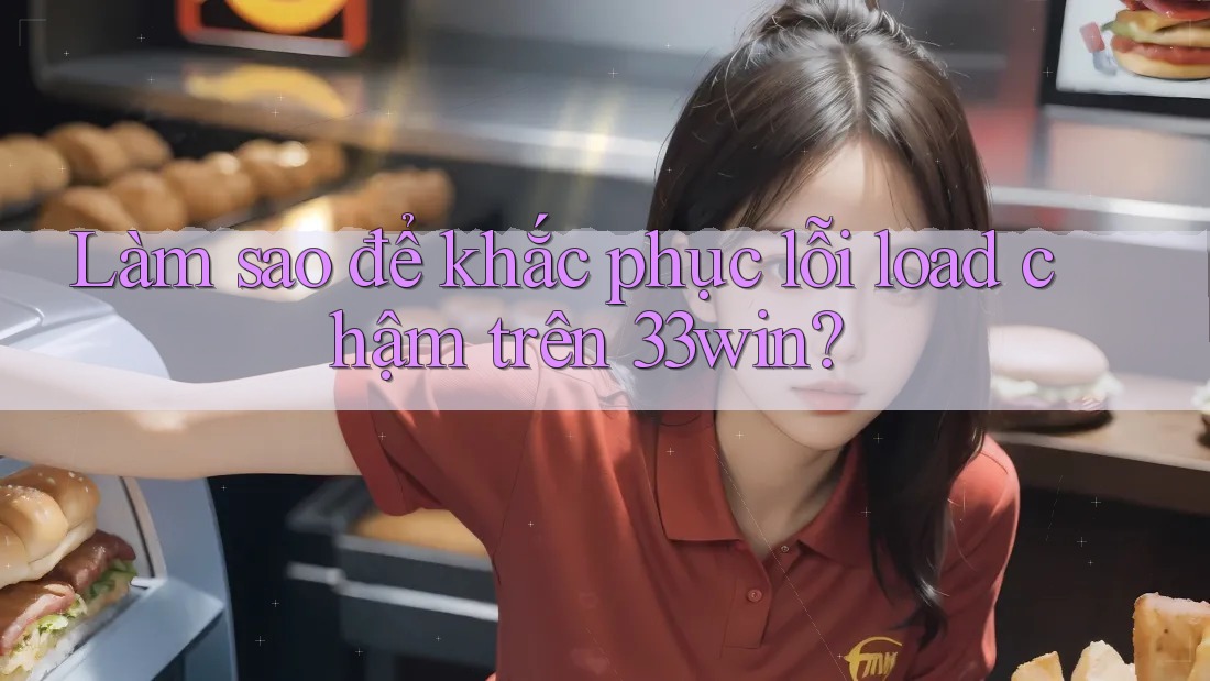 Làm sao để khắc phục lỗi load chậm trên 33win?