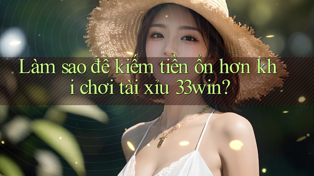 Làm sao để kiếm tiền ổn hơn khi chơi tài xỉu 33win?
