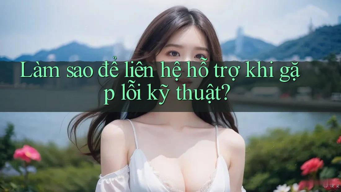 Làm sao để liên hệ hỗ trợ khi gặp lỗi kỹ thuật?