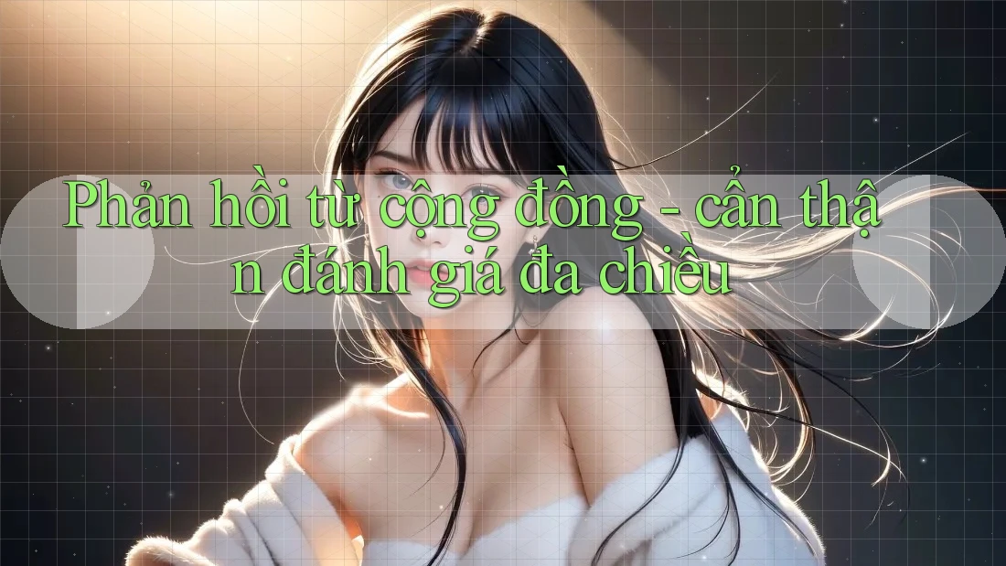 Phản hồi từ cộng đồng - cẩn thận đánh giá đa chiều