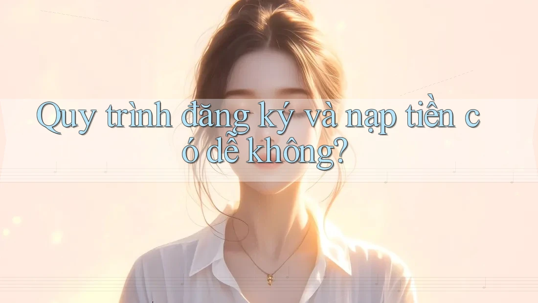 Quy trình đăng ký và nạp tiền có dễ không?