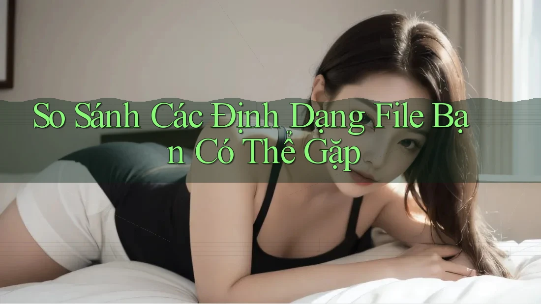 So Sánh Các Định Dạng File Bạn Có Thể Gặp