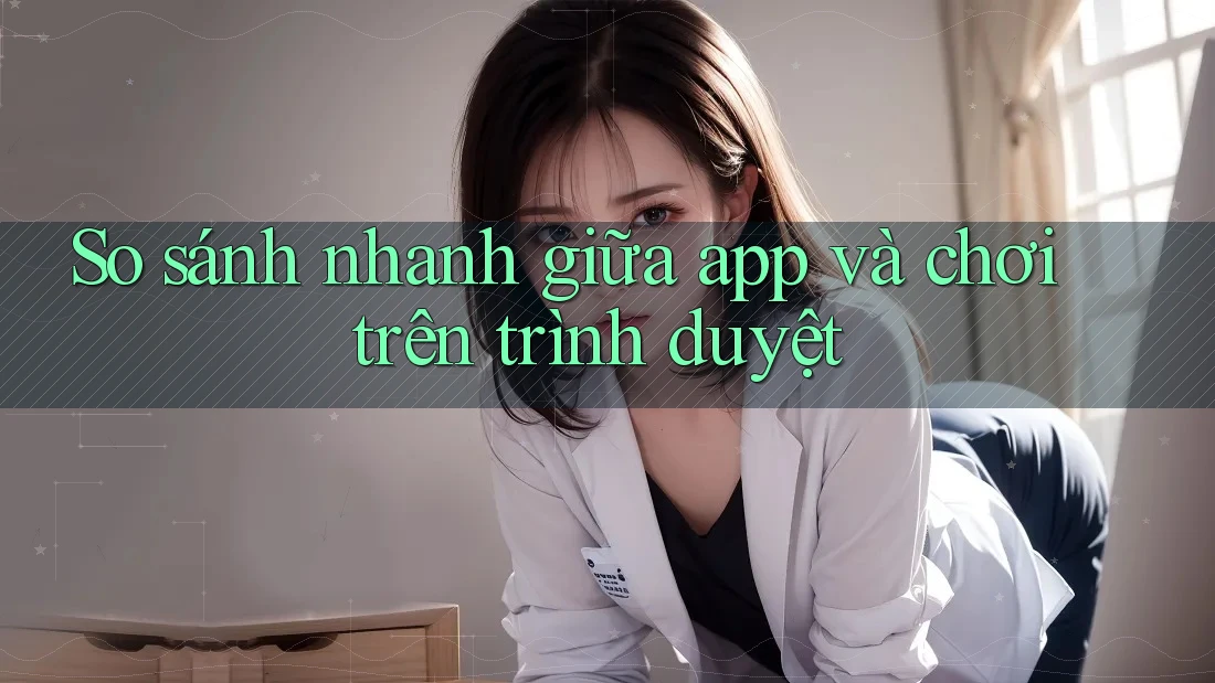 So sánh nhanh giữa app và chơi trên trình duyệt
