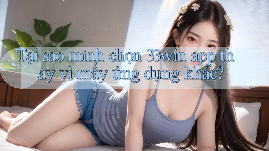 Tại sao mình chọn 33win app thay vì mấy ứng dụng khác?
