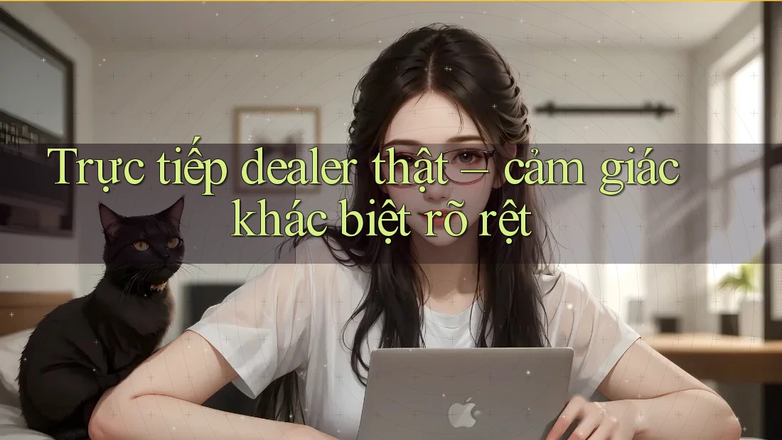 Trực tiếp dealer thật – cảm giác khác biệt rõ rệt Trực tiếp dealer thật – cảm giác khác biệt rõ rệt