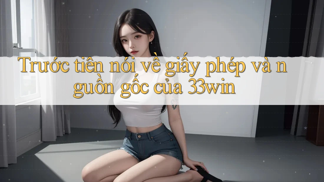 Trước tiên nói về giấy phép và nguồn gốc của 33win
