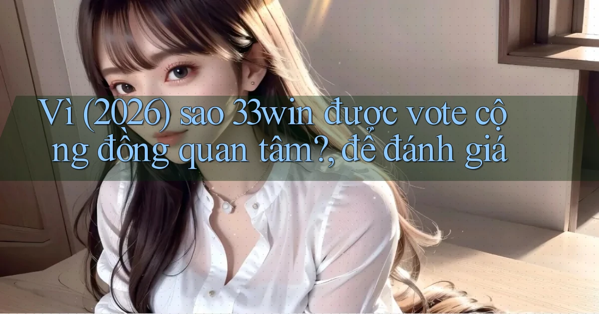 Vì (2026) sao 33win được vote cộng đồng quan tâm, để đánh giá